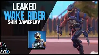 LEAKED &ldquo;WAKE RIDER&rdquo; SKIN GAMEPLAY!!! - Fortnite Battle Royale