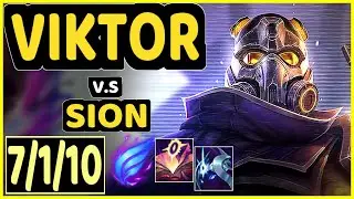 MAGIFELIX (VIKTOR) vs SION - 7/1/10 KDA MID CHALLENGER GAMEPLAY - EUW