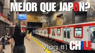Lleve a mi novia Japonesa a conocer el metro de Santiago | Vlog Chile