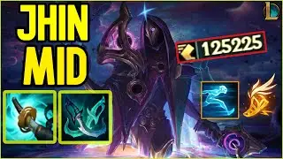 JHIN MID LANE IS SO BROKEN!!! ( JHIN MONTAGE SEASON 10 ) LEAGUE OF LEGENDS #7