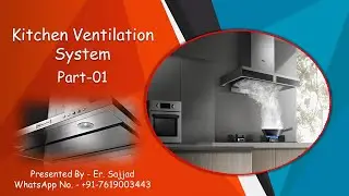 Kitchen Ventilation System Design Part 01#hvac #ventilation