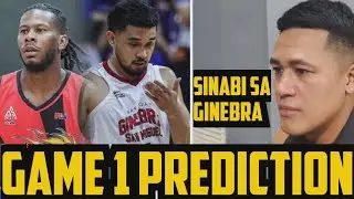 GINEBRA VS SMB GAME 1 PREDICTION KAYLANGAN GAWIN PARA MANALO | JERICHO CRUZ SINABI SA GINEBRA