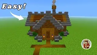Minecraft How to Build a Ultimate Oak Wooden House Tutorial [Easy Build House 🏠]