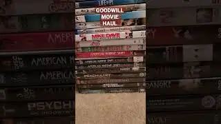 MASSIVE GOODWILL MOVIE HAUL!! #shorts #shortsvideo #movie
