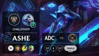 Ashe ADC vs Jhin - KR Challenger Patch 10.2