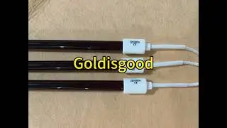 Ruby Halogen Heating Elements 460mm 220v 500w Infrared Ceramic Lamps for Painting Drying Lamps