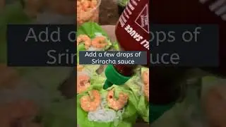 No cook meal | Shrimp Lettuce Rolls | 20 calories | Keto-friendly, High Fiber, Low Calorie recipe