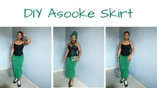 Making my wardrobe : DIY Asooke Maxi Skirt