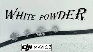 Dji Mavic 3 Cinematic Video -White Snow Powder - 4K Drone Video