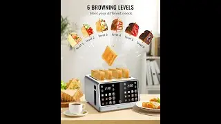 4 Slice, Digital Smart Toaster