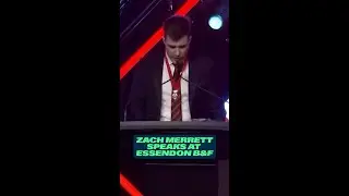 Zach Merrett addresses his Essendon future at club B&F