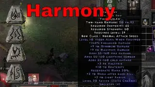 Diablo II Resurrected Rune Words - Harmony (Tir Ith Sol Ko)
