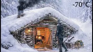 🔥 I Survived the Coldest Winter Alone | Off-Grid Log Cabin Survival | Remote Cabin Off-Grid Life