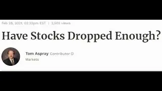 Tom Aspray, Editor of Viper Report - Have Stocks Dropped Enough?