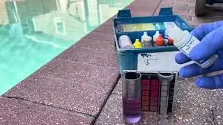 How to test calcium harness in a pool water. Taylor test kit guide.