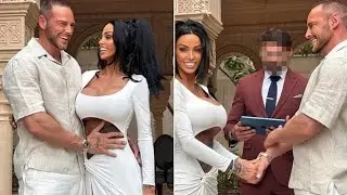 Katie Price's wedding pictures revealed: Star ties the knot with entrepreneur Lee Andrews in Dubai