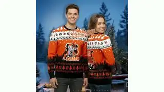 Cincinnati Bengals My Favorite Day Is Ugly Christmas Sweater For Men Black Orange