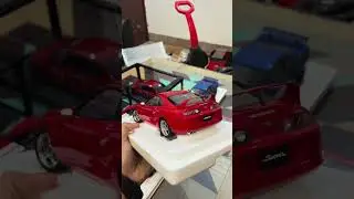Toyota Supra MK4 LCD 1/18 diecast modelcar #automobile #collection #supra #red #japan #jdm #mk4 #car
