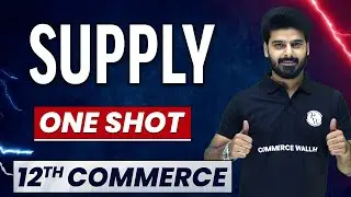 THEORY OF SUPPLY in 1 Shot - Everything Covered | Class 12th Economics