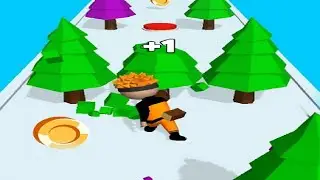Lumber Rush - Craft World: Craft Runner Remaster 🔥 GAMEPLAY (Android)