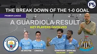 Guardiola's philosophy of Rondos during matches.  Detailed breakdown of City's goal vs Newcastle