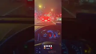 Dubai night life status | Night car driving status | Car lover | car drive full screen status