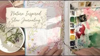 Visual Diary #2 - Art journal idea - daisy and sweet alyssum border