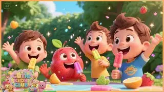 🌈 Make a Rainbow Popsicle! 🍒🫐 Fun Learning Song for Children