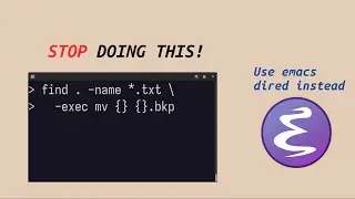 Why You Don&rsquo;t Need a File Manager (If You Use Emacs)