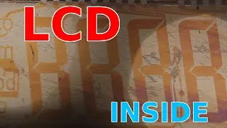 Inside a four backplane Twisted Nematic LCD display (teardown)