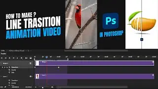 How to make animation in Photoshop | Video Timeline Animation in Photoshop. 
