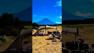 Camping With Mount Fuji View | Epic Tent Setup + Outdoor Cooking Vibes&rdquo; #travel #camping