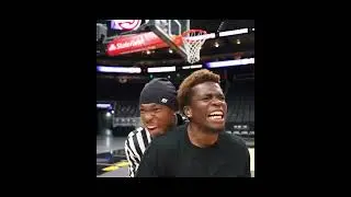 Trampoline Dunks at State Farm Arena #nba #atlantahawks  #basketball (via AtlantaHawks/x)