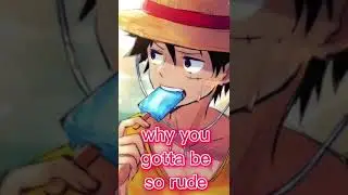 &hearts;️Luffy x Nami&hearts;️ || 😡Rude😡|| 👀One Piece Edit🤩 (GiPyxl) #nami #luffy #shorts