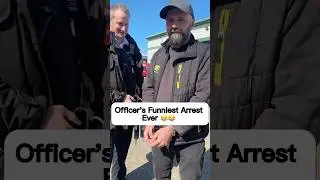 Funniest Police Arrest ever 😂 #shorts