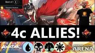 4c Allies💀☀️🌳💧[Best of 1] Ranked Standard [MTG Arena] Avatar #mtgstandard #mtg #mtga #mtg_arena hoj