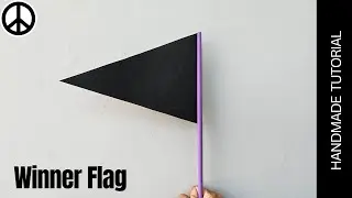 Winner Flag, colour paper flag, paper flag art, Flag Paper