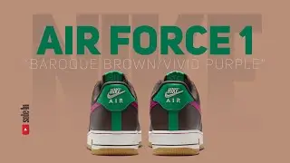 Nike Air Force 1 Low &ldquo;BAROQUE BROWN/VIVID PURPLE&rdquo; | Details + Release Info | 2025