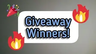 🔴300 Subscriber Giveaway Winners!🔴