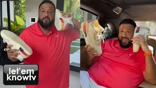 Dj Khaled Speaking Fake Spanish Just To Get J Balvin To Pull Up To His Sneaker Store In Miami😂