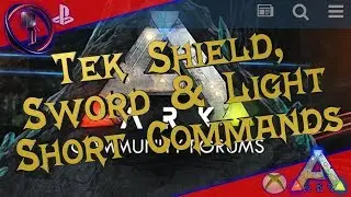 Ark Tek Shield, Sword & Light Short Commands