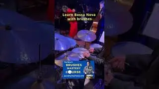 Brush some Bossa Nova&hellip;#jazzdrums #jazzdrummer #jazzdrumming #jazzbrushes #shorts