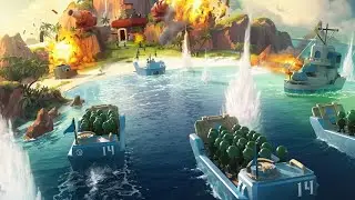 SPEEDY WARRIORS VS DR T IN BOOM BEACH! l #warships #boombeach #cosmicduo
