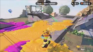 Splatoon 2 - Inkopolis, Octo Canyon World 1-1 and 1-2