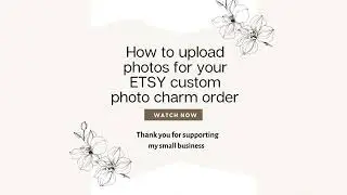 How to send your photos for you Etsy custom made photo memorial charms
