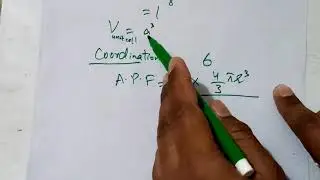 Simple cubic crystal system