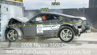 2006-2008 Nissan 350Z Coupe NHTSA Full-Overlap Frontal Crash Test
