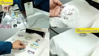 Erasmart A3 UV printer for embroidery effect printing 