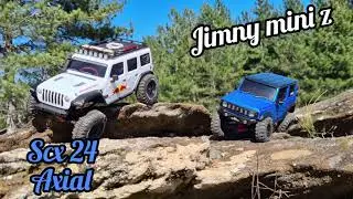 axial scx24 vs kyosho mini z jimny rock crawler
