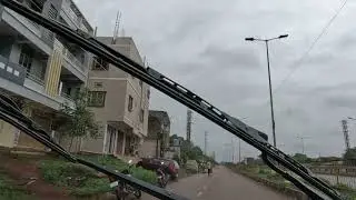 Digwal Village View Towards Hyderabd on Mumbai -Hyderabad Road as on 19.07.2023-Telangan-India